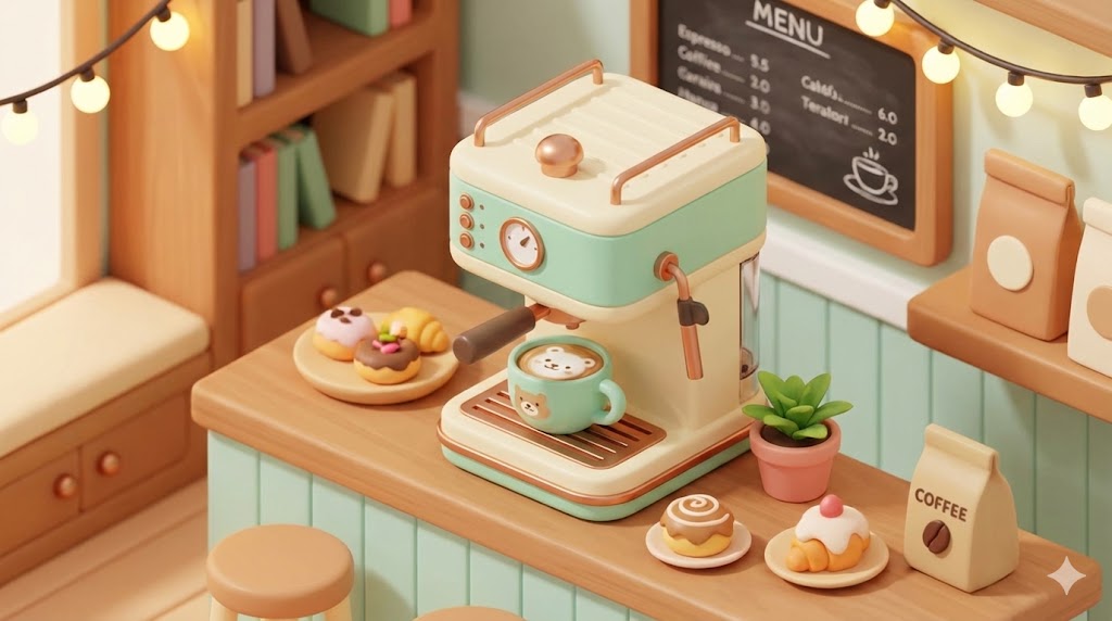 A person giving a genuine compliment to a barista Cognitive Growth Abstract